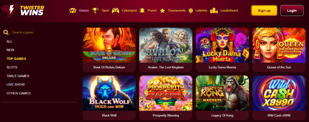 Exciting Table Games at Twister Wins Casino 19
