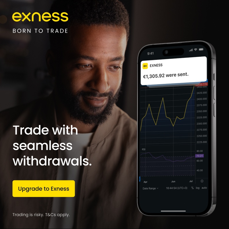 Trade Crypto on Exness